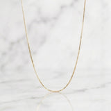 Cadena Veneciana 0.8 g / 45 cm / 0.5 mm Oro Amarillo 18K