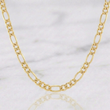 Cadena Figaro 7.6gr / 73cm / 4.6mm Oro Amarillo 18K