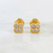 Topos Trebol 0.65 g / 3.8 mm Oro Amarillo 18K