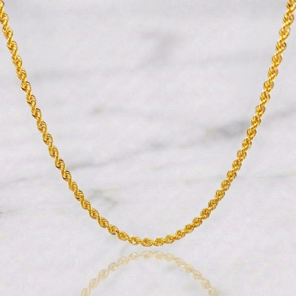 Cadena Lazo 3.6 g / 60.7 cm / 2.2 mm Oro Amarillo 18K