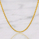 Cadena Lazo 3.6 g / 60.7 cm / 2.2 mm Oro Amarillo 18K