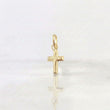 Dije Cruz Lisa 0.15 g / 1.4 cm Oro Amarillo 18K