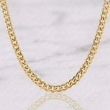 Cadena Cubana 30.9 g / 60.9 cm / 7.1 mm Oro Amarillo 18K