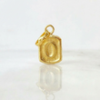 Dije Marco Letra O 0.3gr / 1.5cm / Troquelado Oro Amarillo