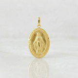 Dije Virgen Milagrosa 3.2 g / 4 cm Oro Amarillo 18K