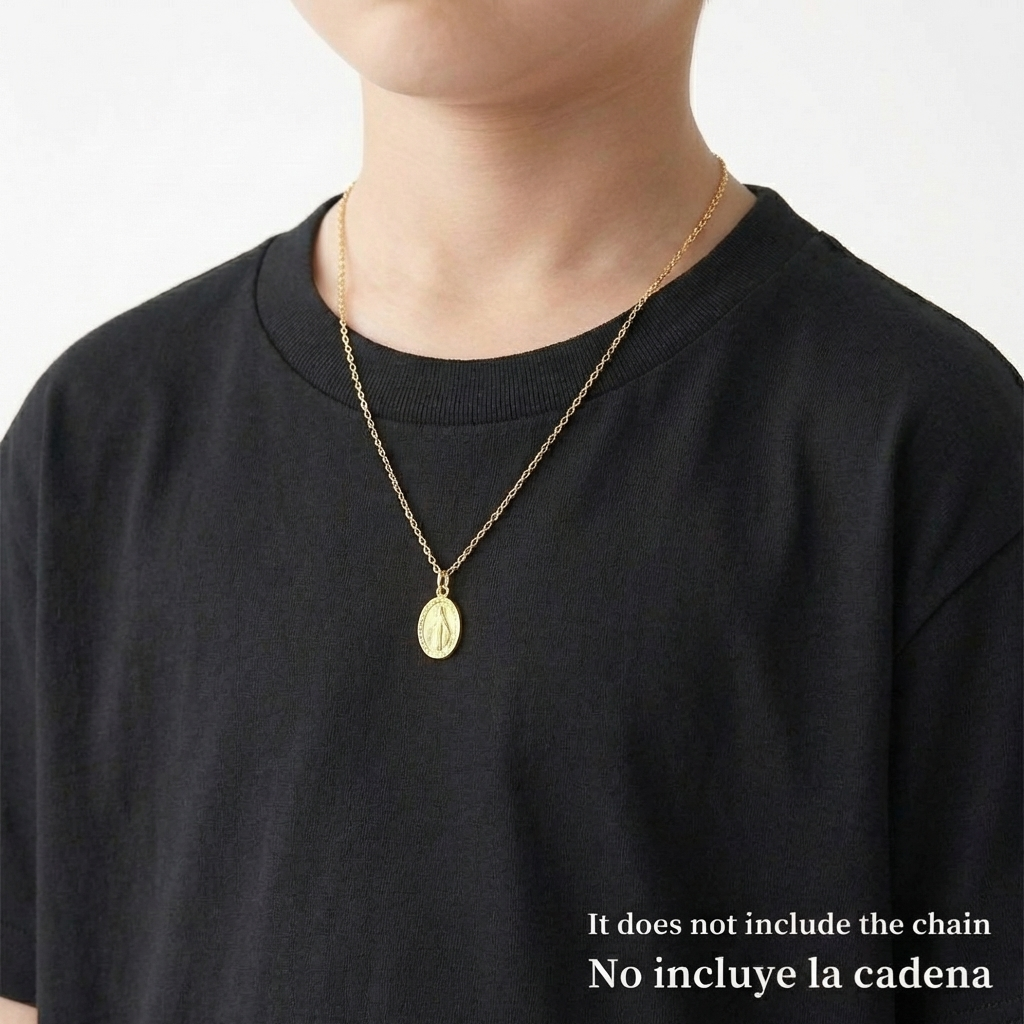 Dije Virgen Milagrosa 0.25 g / 1.5 cm Oro Amarillo 18K
