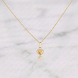 Set Cadena Aro Seguido + Dije Corazón / 0,9gr / 45.4 cm Oro Amarillo 18K