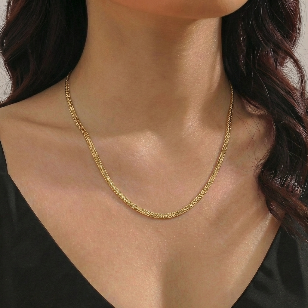 Cadena Sedusa 5.35g / 60cm / 4mm Oro Amarillo 18K