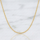 Cadena Cubana 1.2 g / 46 cm / 1.55 mm Oro Amarillo 18K