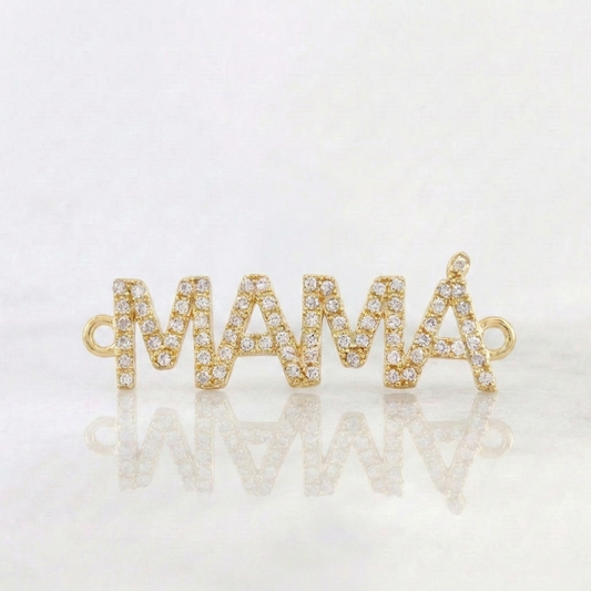 Herraje Mamá 2.1 g / 3.2 cm Oro Amarillo 18K