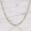 Cadena Figaro 23.9gr / 70cm / 6mm Plata 925