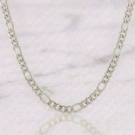 Cadena Figaro 23.55gr / 70cm / 6mm Plata 925