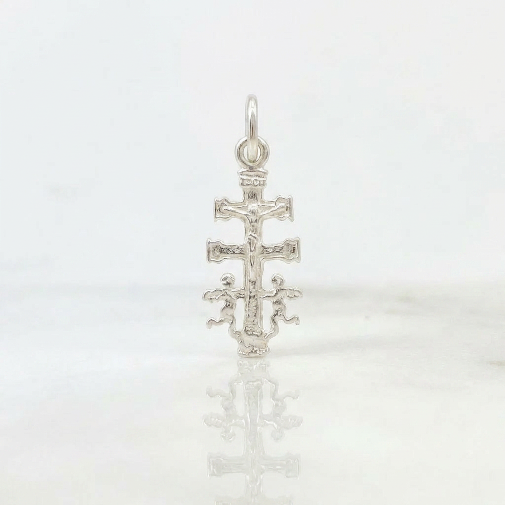 Dije Cruz De Caravaca 1 g / 2.8 cm Plata 925