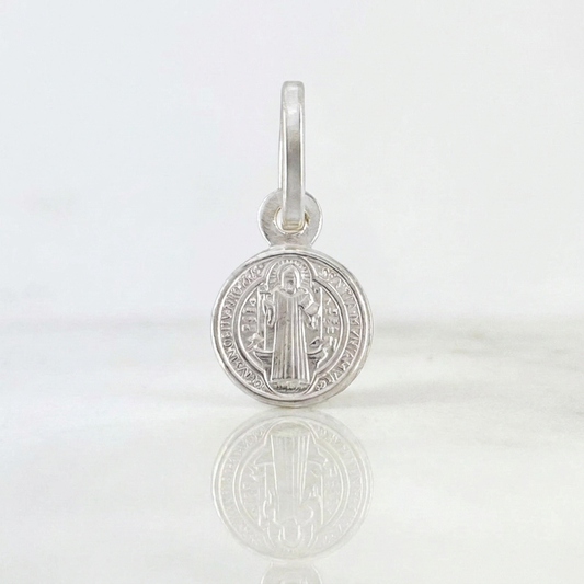 Dije San Benito 1 g / 1.8 cm Plata 925