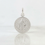Dije San Benito 1.95 g / 2.4 cm Plata 925