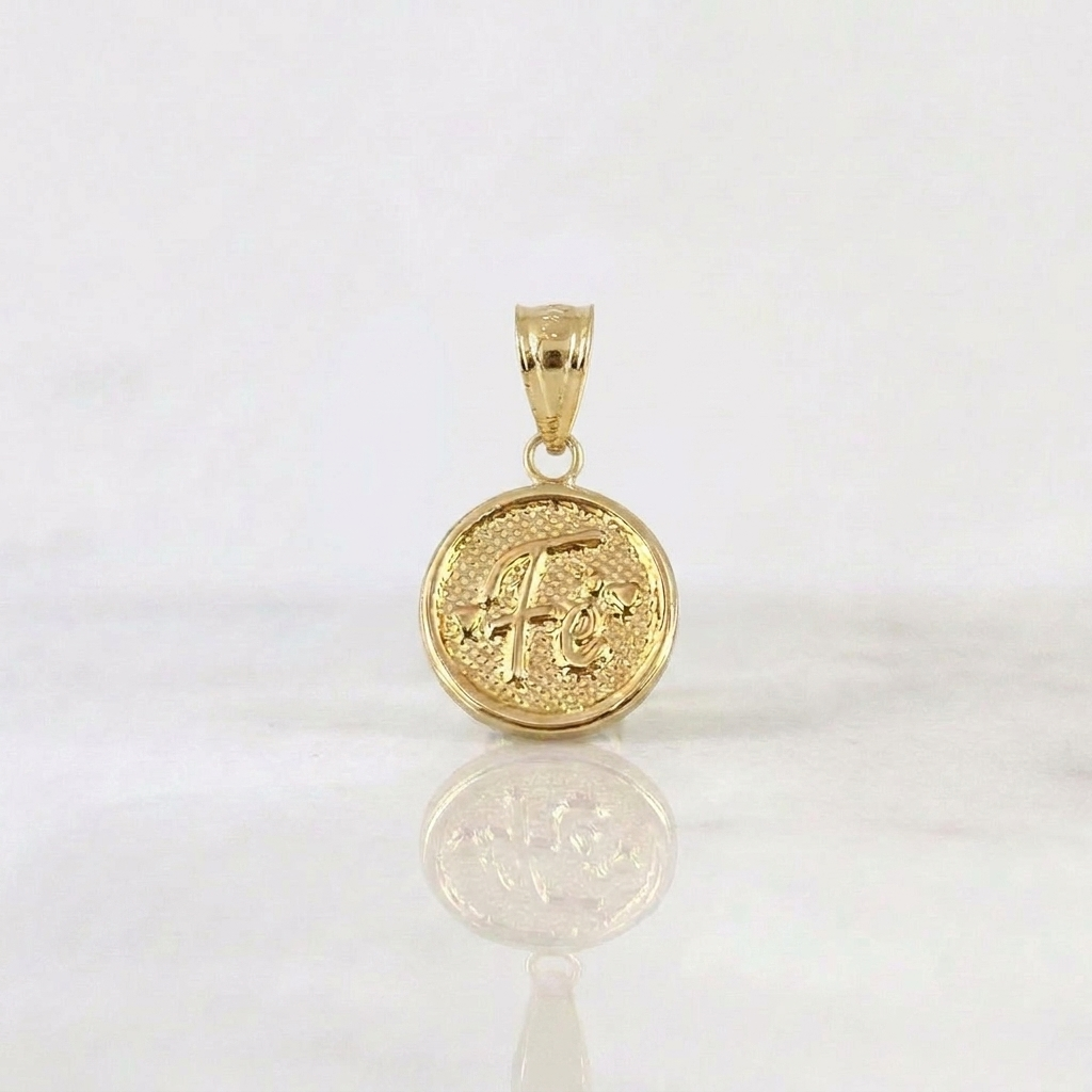 Dije Fe 0.9gr / 2cm / Oro Amarillo 18K %
