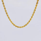 Cadena Lazo 14.7g / 60cm / 4.3mm Oro Amarillo 18K