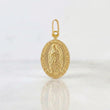 Dije Virgen de Guadalupe 0.9g / 2.4cm Oro Amarillo 18K