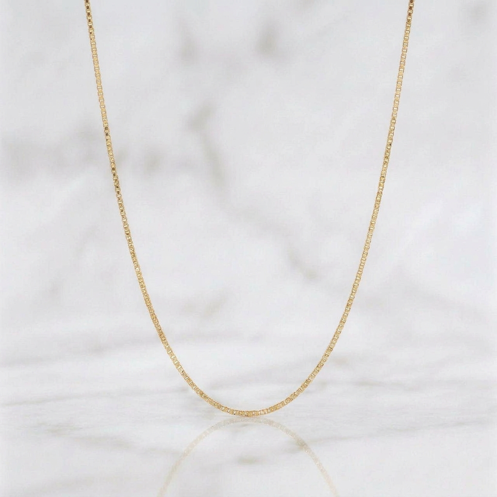 Cadena Veneciana 0.95 g / 50 cm / 0.5 mm Oro Amarillo 18K