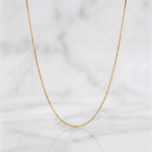 Cadena Veneciana 0.9 g / 50 cm / 0.5 mm Oro Amarillo 18K