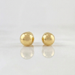 Topos Bola Lisa 0.6 g / 5 mm Oro Amarillo 18K