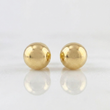 Topos Bola Lisa 0.8 g / 7 mm Oro Amarillo 18K