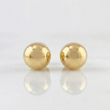 Topos Bola Lisa 0.8 g / 7 mm Oro Amarillo 18K