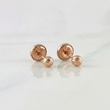 Topos Bola 0.6gr / 3mm Oro Rosa 18K