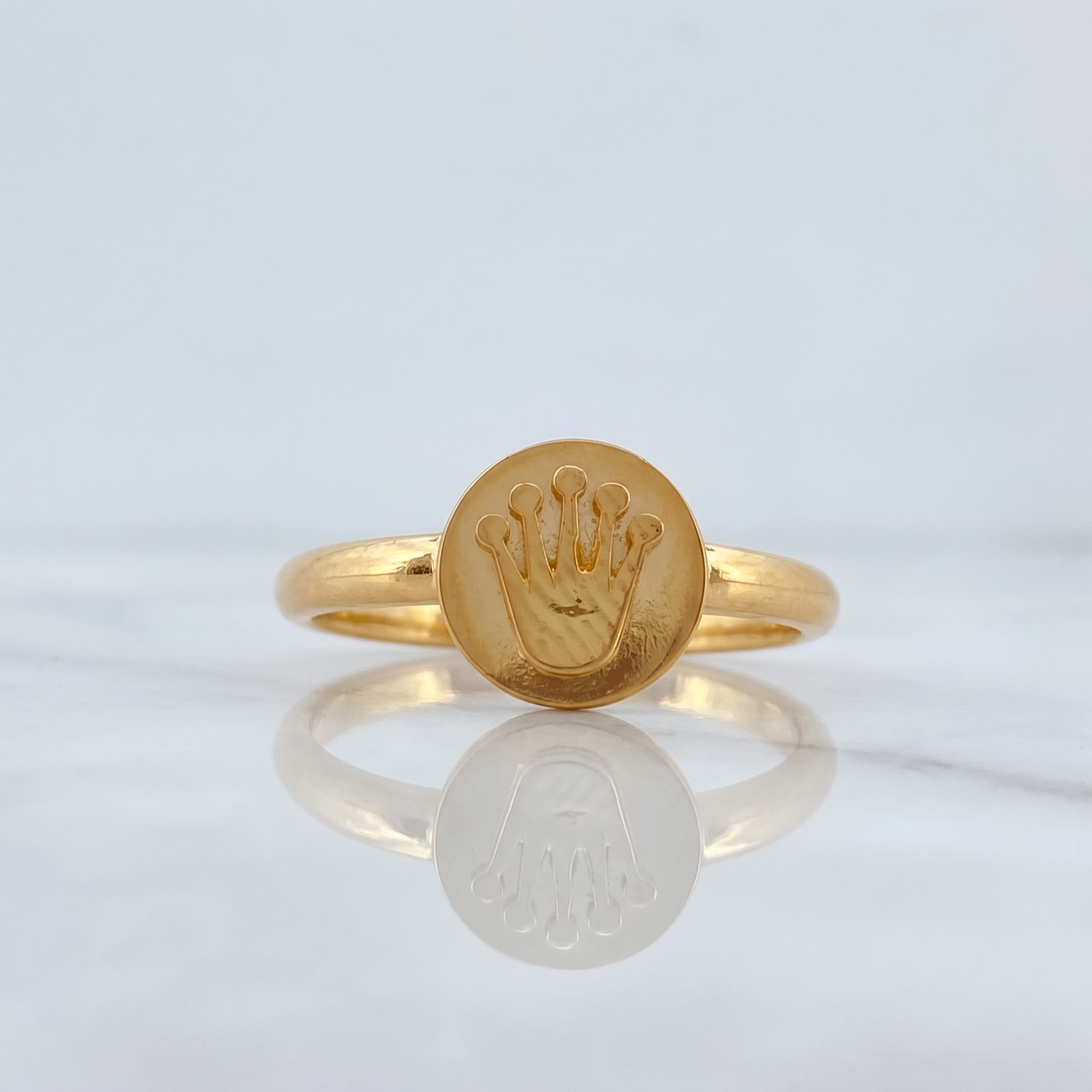 Anillo Corona 1g / T5 3/4 Oro Amarillo 18K