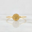 Anillo Circulo Corona 1g / T5 1/4 Oro Amarillo 18K
