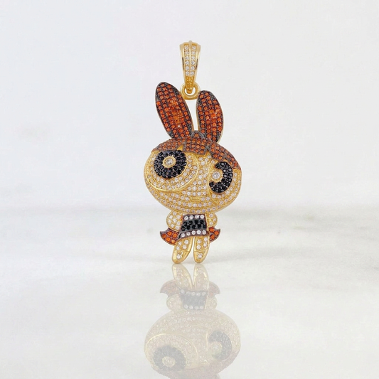 Dije Super Chica Rosada 12.35gr / 6cm / Oro Amarillo 18K