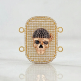 Herraje Calavera Pirata 9.7g / 3.5cm Tres Oros 18K
