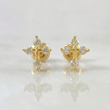 Topos Cruz Punta Destellante 1gr / 8.3mm Oro Amarillo 18K