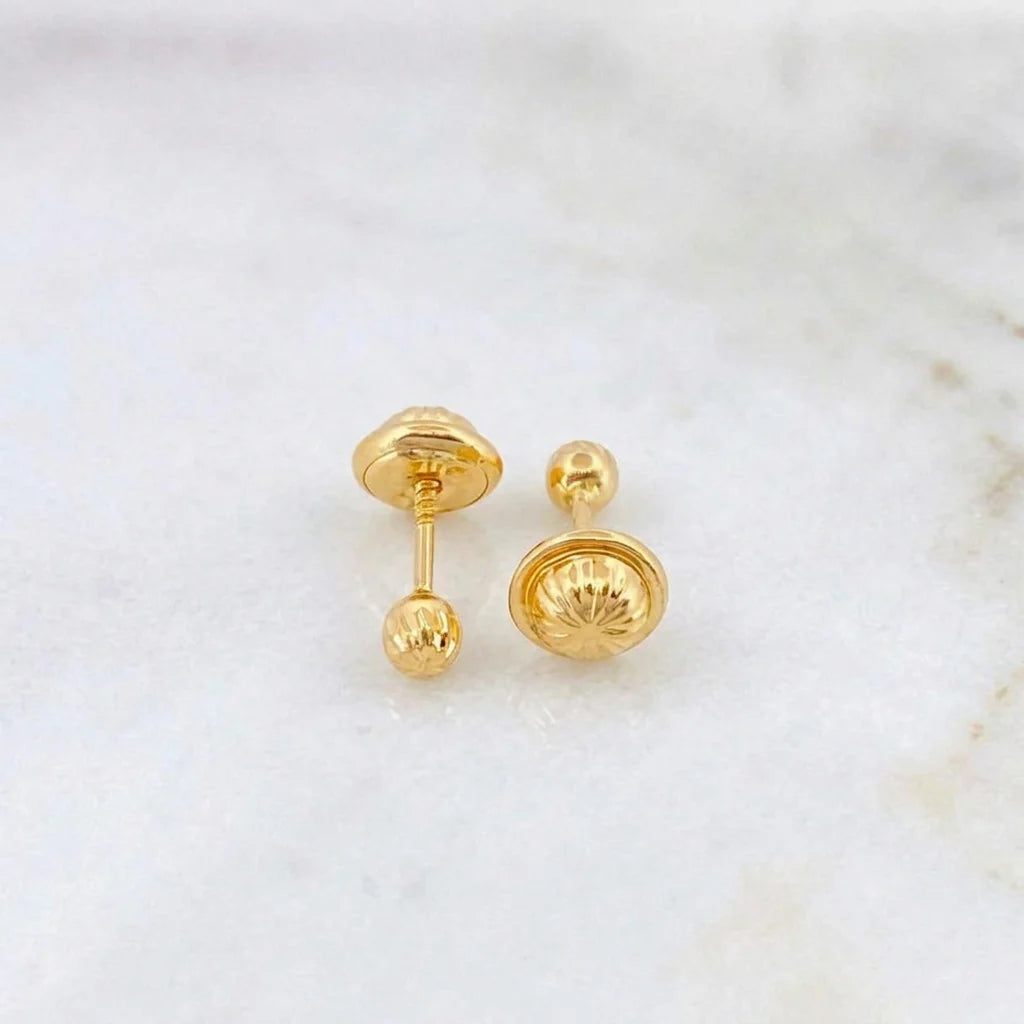 Topos Bola Diamantada 0.45g / 3mm Oro Amarillo 18K