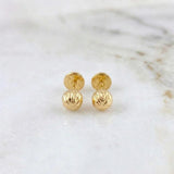 Topos Bola Diamantada 0.55g / 4mm Oro Amarillo 18K