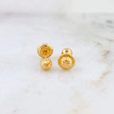Topos Bola Diamantada 0.55g / 4mm Oro Amarillo 18K