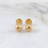 Topos Bola Diamantada 0.9 g / 7 mm Oro Amarillo 18K