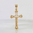 Dije Cruz Cristo 2.2gr / 4cm / Oro Amarillo 18K %