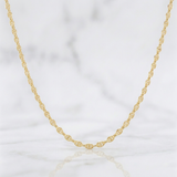 Cadena Marienera 5.5g / 50cm / 2.3mm Oro Amarillo 18K