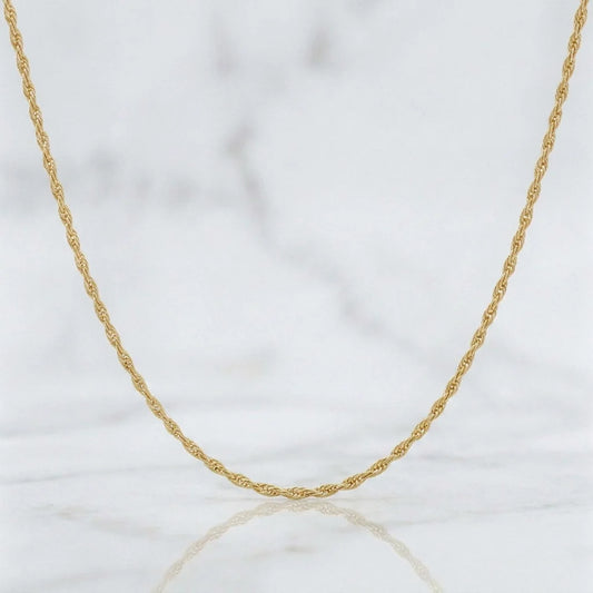 Cadena Lazo 1.05g / 60cm / 1.2mm Oro Amarillo 18K