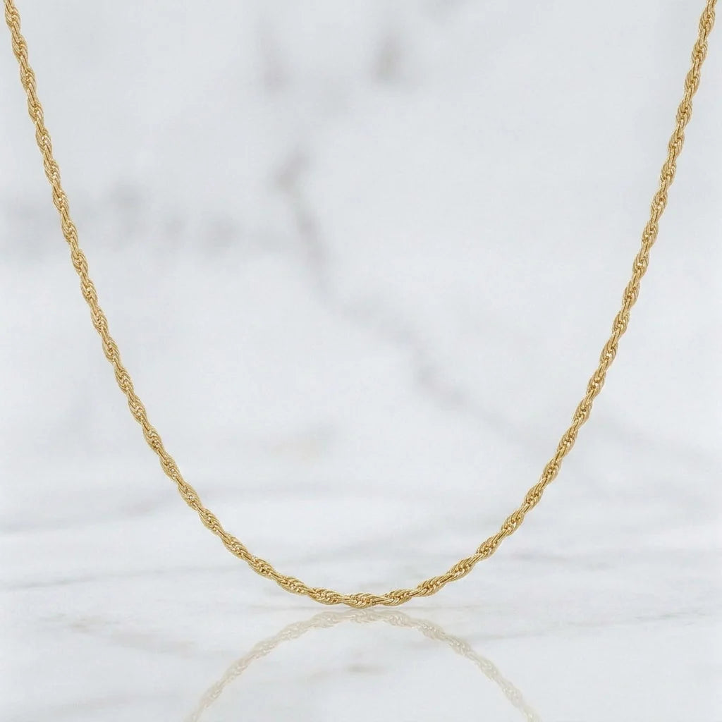 Cadena Lazo 1g / 60cm / 1.2mm Oro Amarillo 18K