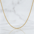 Cadena Lazo 1.15g / 60cm / 1.24mm Oro Amarillo 18K
