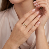 Anillo 15' Corazones 1.45g / T5 1/4 Oro Amarillo 18K
