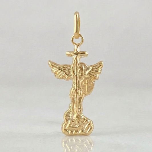 Dije San Miguel Arcángel 0.65g / 2.7cm Oro Amarillo 18K