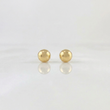 Topos Bola Lisos 0.45gr / 3mm Oro Amarillo 18K