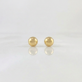 Topos Bola Lisos 0.45gr / 3mm Oro Amarillo 18K