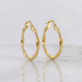 Candongas Asby 1.9gr / 3.1cm / Oro Amarillo 18K ©