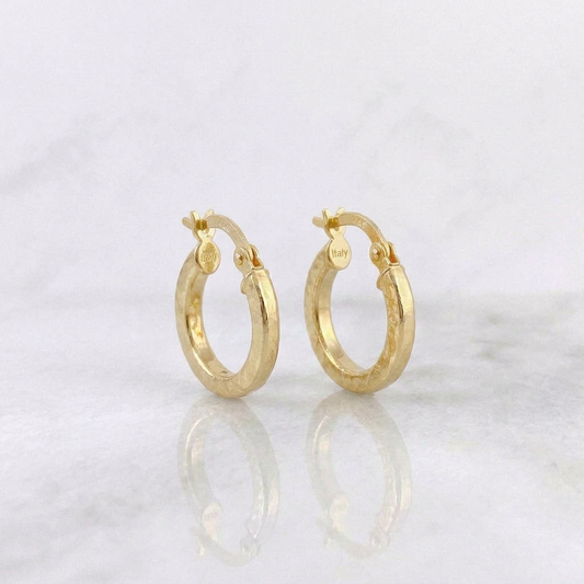 Candongas Emi 1.5 g / 2.8 cm Oro Amarillo 18K