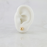 Topos Bola Lisa 0.55g / 5mm Oro Amarillo 18K