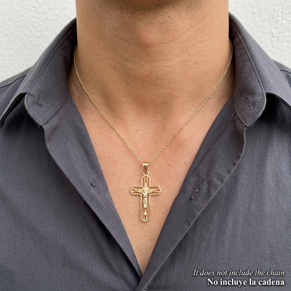 Dije Cruz 2.15 g / 3.5 cm Oro Amarillo 18K